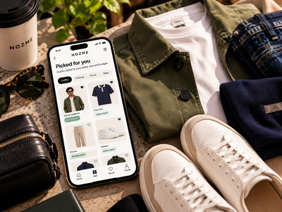 Curated fashion outfit editorial styling