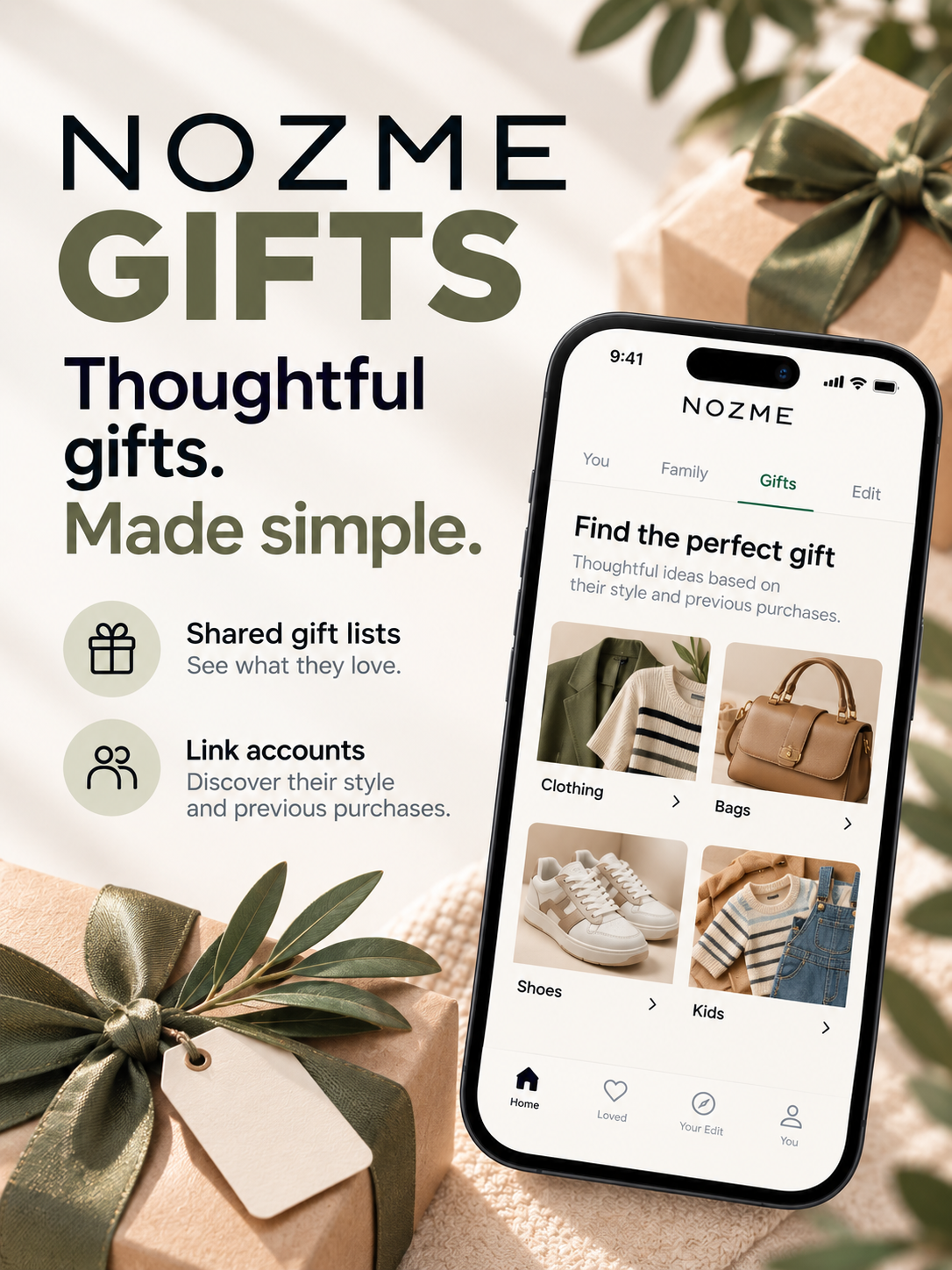 NOZME Gifts — thoughtful gifts made simple