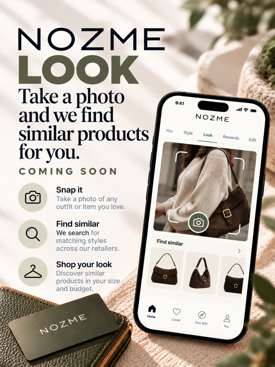 NOZME Look — take a photo and find similar products