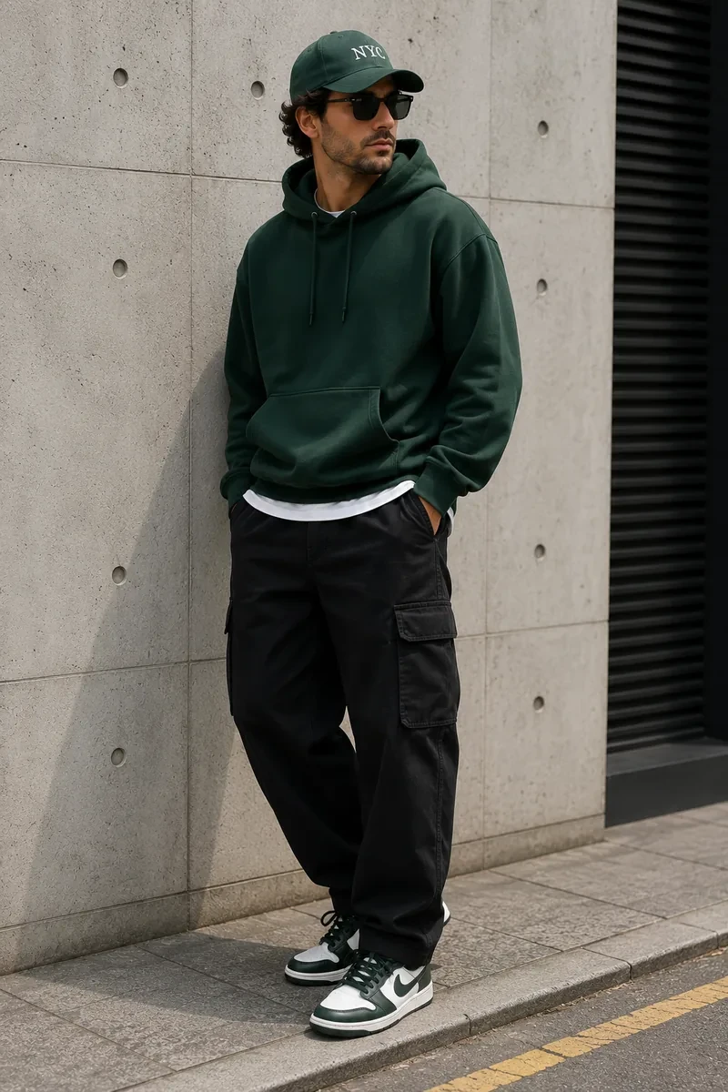 Sporty athleisure man